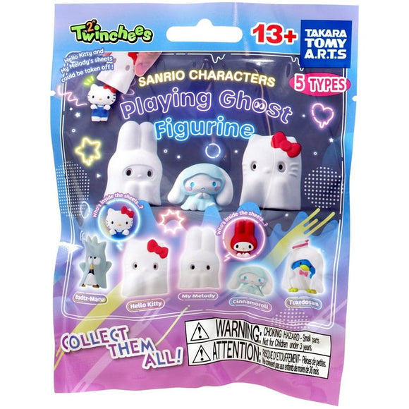 Twinchees Sanrio Characters Playing Ghost - Figurine