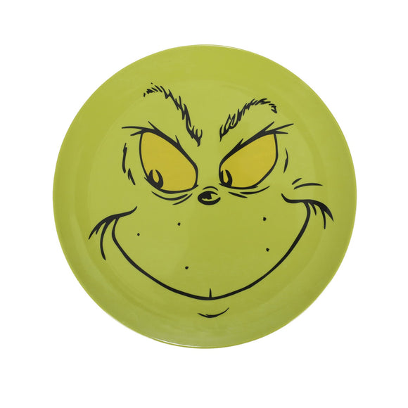 Dr Seuss The Grinch - Grinch Big Face 10” Melamine Plate