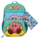 Kirby Warp Star 5 Piece Kids 16" Backpack Set
