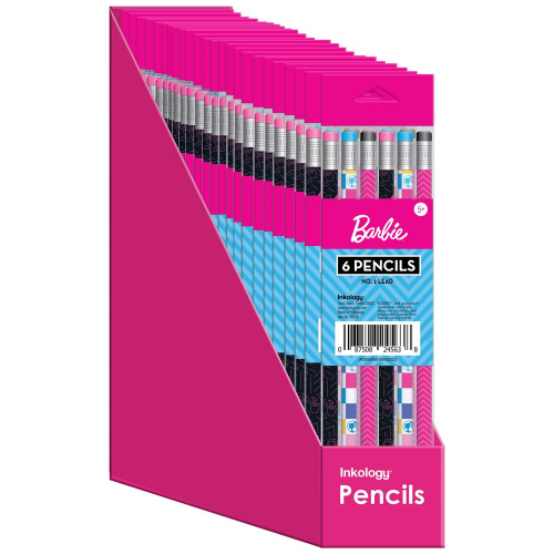 BARBIE - Six Pack Of Pencils