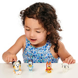 Bluey Figure - 4 Pack School Pack , Bluey, Rusty, Chloe, Calypso