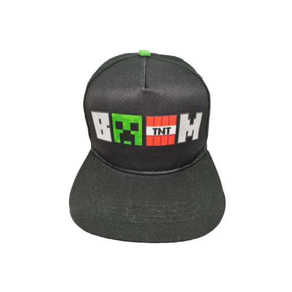 Minecraft Boom, Creeper, TNT Kids Snapback Hat