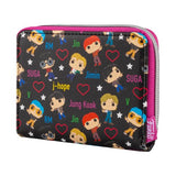 Funko BTS Band with Hearts Zippwred Wallet