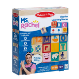 (PRE-ORDER) Ms. Rachel - Melissa and Doug : Wooden Learning Blocks [ALL PRE-ORDERS ARE FINAL]