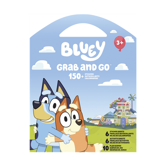 Bluey Grab & Go Stickers / Activity Sheets With 150+ Stickers