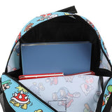NINTENDO - SUPER MARIO BROS - Blue Mesh AOP Backpack