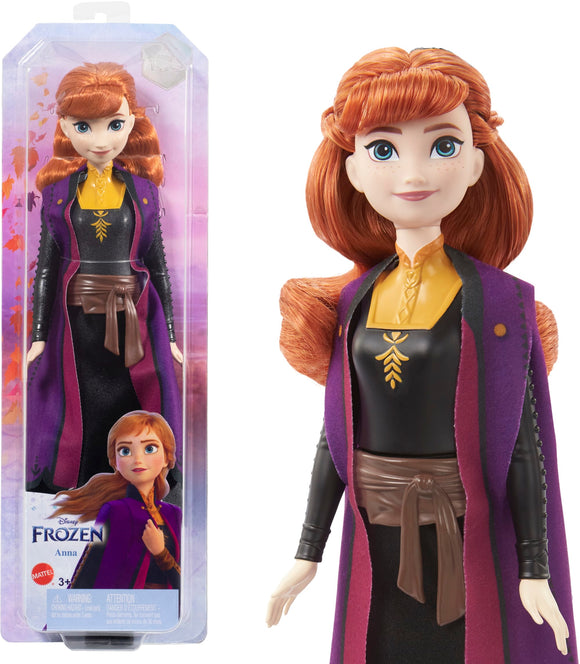 Disney Frozen Anna Fashion Doll And Accessory Toy Inspired By the Movie Disney Frozen 2 (HLW50)