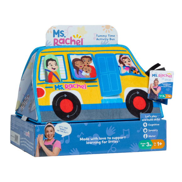 (PRE-ORDER) Ms. Rachel Tummy Time Activity Bus [ALL PRE-ORDERS ARE FINAL]