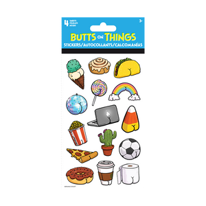 Butts on Things - Stickers 4 Sheets