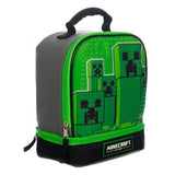 Minecraft Creeper Double Compartment Insulated Lunch Box