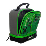 Minecraft Creeper Double Compartment Insulated Lunch Box