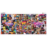 Decades - The 80's 500 Piece Puzzles 3 Pack