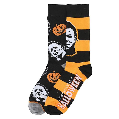 Halloween – Two Pack Myers Pumpkin Stripe Socks