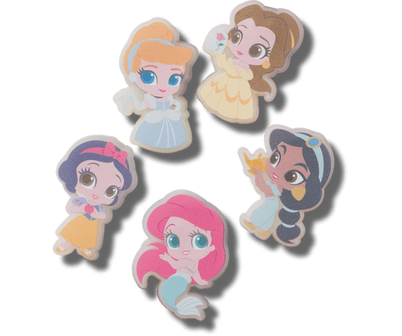 CROCS JIBBITZ : LIMITED EDITION LIGHTS UP DISNEY PRINCESS 5 PACK