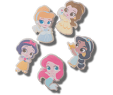 CROCS JIBBITZ : LIMITED EDITION LIGHTS UP DISNEY PRINCESS 5 PACK