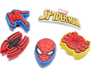 CROCS JIBBITZ LIMITED EDITION SPIDER MAN 5 PACK Colossal Toys Inc