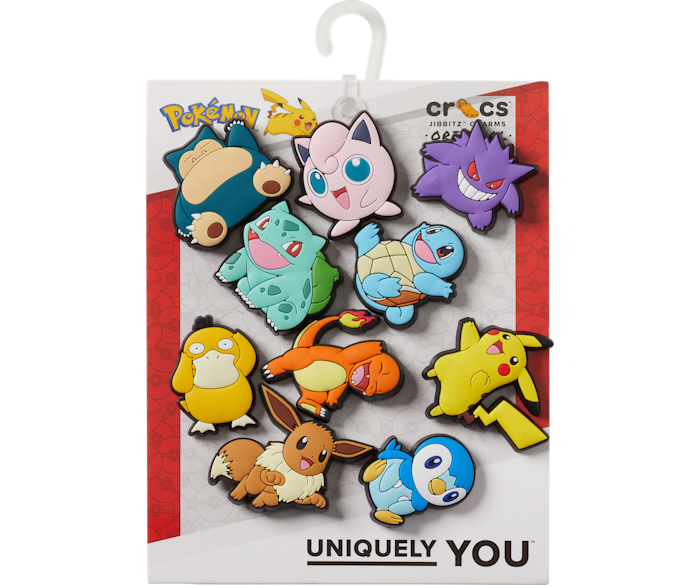 CROCS JIBBITZ LIMITED EDITION POKEMON 10 PACK Colossal Toys Inc