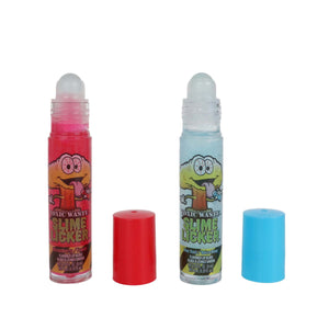 Toxic Waste Slime Licker Rollerball Lip Gloss, Strawberry and Blue Razz, 2 Pack