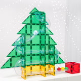 (PRE-ORDER) Connetix : LIMITED EDITION - Christmas Tree Ball Run Pack - 71pc With Glitter Green Tiles & 4 Balls