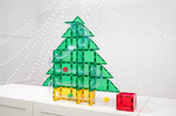 (PRE-ORDER) Connetix : LIMITED EDITION - Christmas Tree Ball Run Pack - 71pc With Glitter Green Tiles & 4 Balls