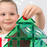 (PRE-ORDER) Connetix : LIMITED EDITION - Christmas Tree Ball Run Pack - 71pc With Glitter Green Tiles & 4 Balls