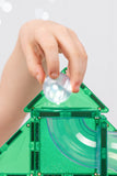 (PRE-ORDER) Connetix : LIMITED EDITION - Christmas Tree Ball Run Pack - 71pc With Glitter Green Tiles & 4 Balls