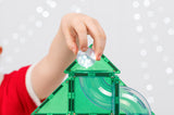 (PRE-ORDER) Connetix : LIMITED EDITION - Christmas Tree Ball Run Pack - 71pc With Glitter Green Tiles & 4 Balls