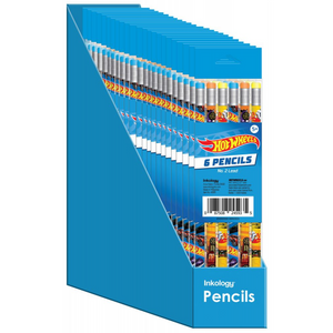 Hot Wheels - Six Pack Of Pencils
