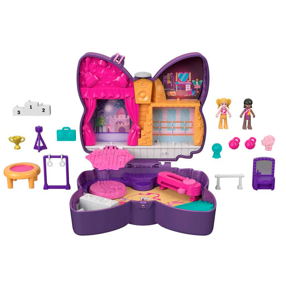Polly Pocket Sparkle Stage Bow Compact
