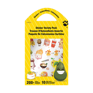 Food Face Fun Sticker Variety Pack - 100+ Stickers