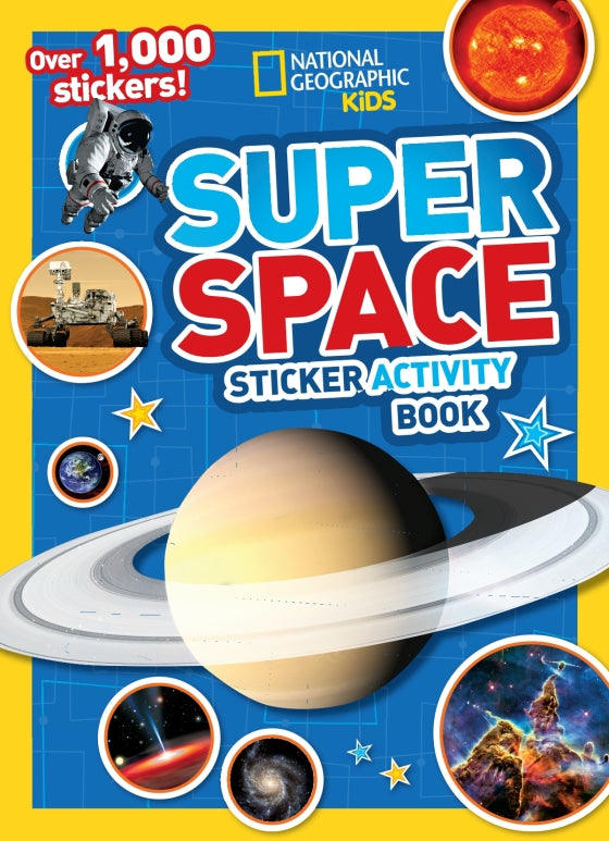 National Geographic Kids Super Space Sticker Activity Book
Over 1,000 Stickers!