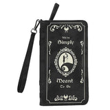 NIGHTMARE BEFORE CHRISTMAS - Metal Zip Around Junior Wallet Black