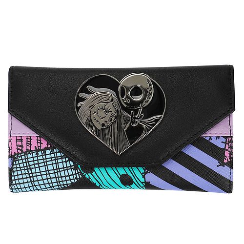 NIGHTMARE BEFORE CHRISTMAS - Jack & Sally Flap Fold PU Wallet With Metal