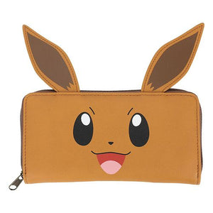Pokemon Eevee Big Face Women's Wallet with Applique Ears