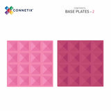 (PRE-ORDER) Connetix : Pastel Pink & Berry Base Plate 2 pc (ALL PRE-ORDERS ARE A FINAL SALE)