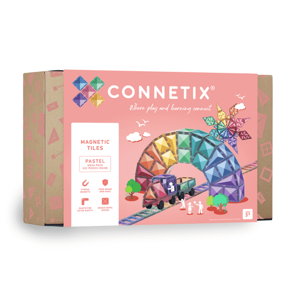 (PRE-ORDER) Connetix : Pastel Mega Pack 202 pc