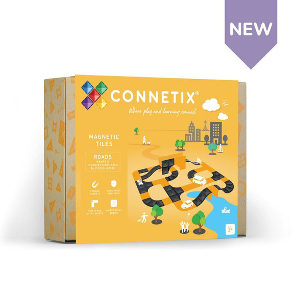 (PRE-ORDER) Connetix : Ramps & Intersections Pack 16 pc