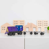 (PRE-ORDER) Connetix Magnetic Tiles : Rainbow Transport Pack 50 pc