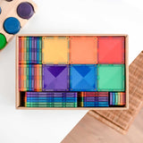 (PRE-ORDER) Connetix Magnetic Tiles : Rainbow Creative Pack 102 pc