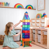 (PRE-ORDER) Connetix Magnetic Tiles : Rainbow Creative Pack 102 pc