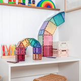 (PRE-ORDER) Connetix Magnetic Tiles : Pastel Starter Pack 64 pc