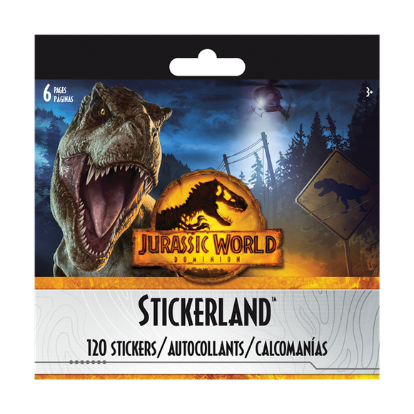 Jurassic World Dominion : Stickerland Stickers - 120