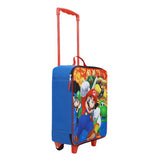 NINTENDO - Kids Super Mario & Luigi & Yoshi & Bowser 14" Pilot Case Luggage