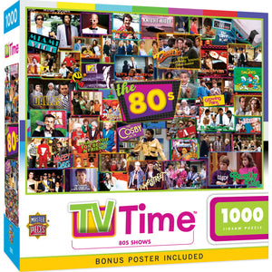 TV Time - 80's Shows 1000 Piece Puzzle