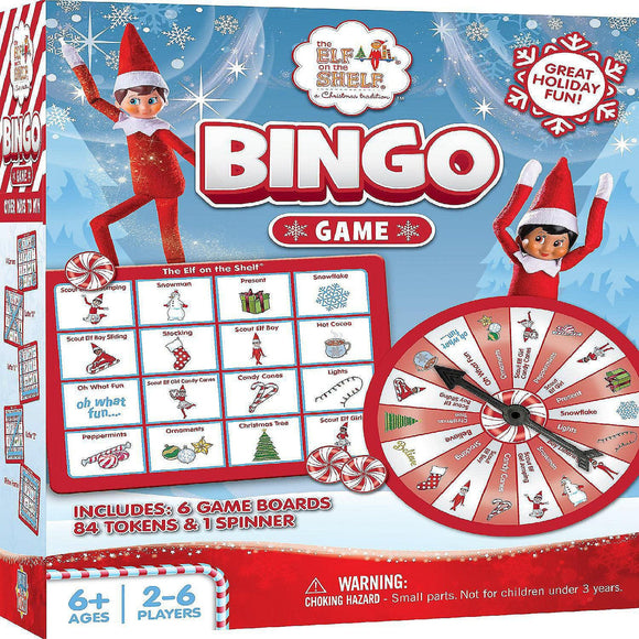 Elf On The Shelf Bingo