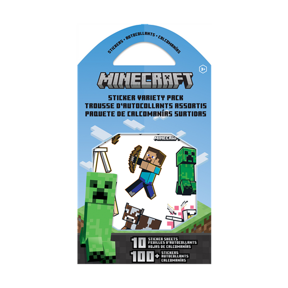Minecraft Sticker Variety Pack - 100+ Stickers