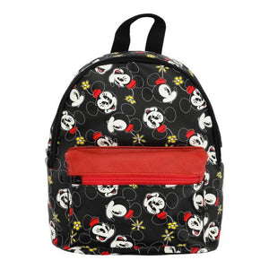 Disney - Minnie Heads AOP Saffiano Mini Backpack