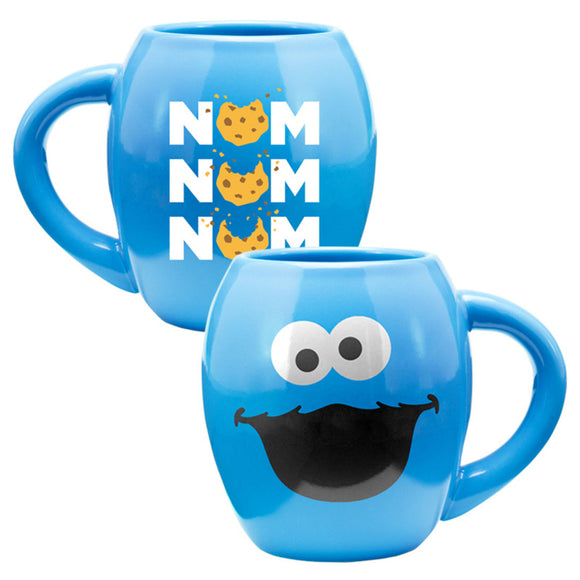 SESAME STREET COOKIE MONSTER NOM NOM NOM 18OZ MUG