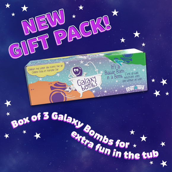 Bubble Whoosh Galaxy Bombs - Gift Pack - 3 Pack