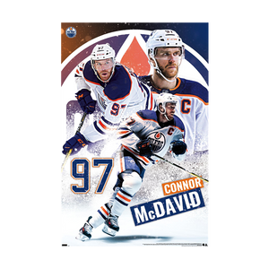 NHL Edmonton Oilers : Connor McDavid  Wall Poster - 22" x 34"